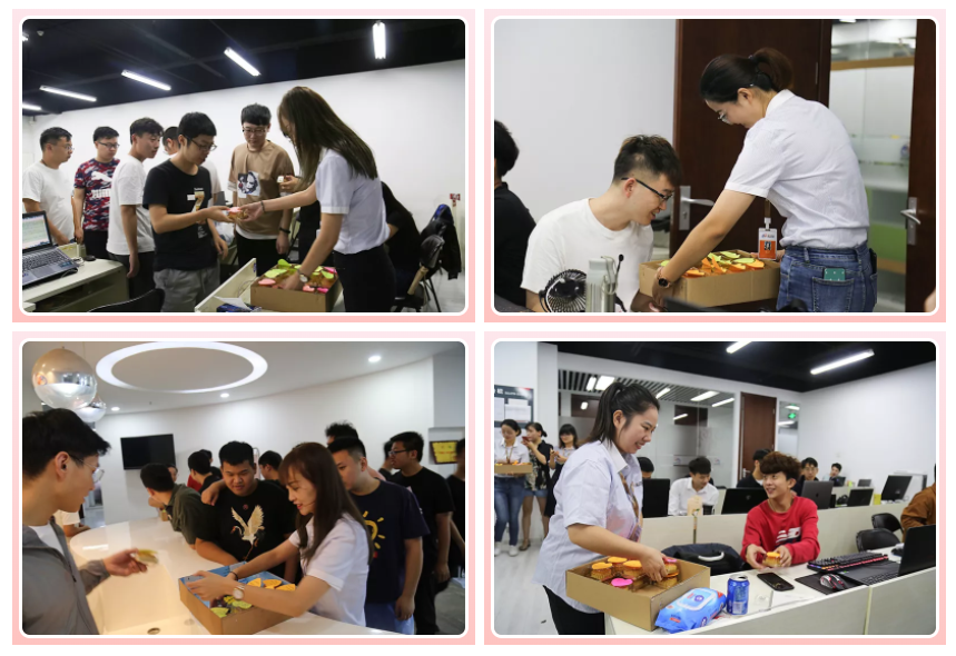 动力节点顾问老师发月饼瞬间 动力节点顾问老师发月饼瞬间